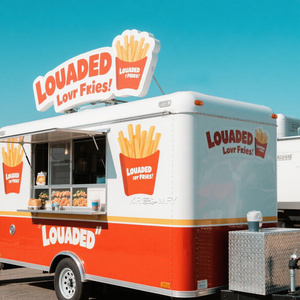 Camion mobile 2025 pour la vente de bière, de café, de fer à repasser, de remorque personnalisée à air chaud, chariot de nourriture multifonctionnel - Product Image 3