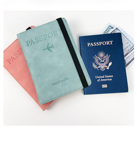 High Quality Custom Logo Personalized Luxury PU Leather Travel Wallet Bag RFID Blocking Anti-Theft <b>Document</b> Organizer - Product Image 3