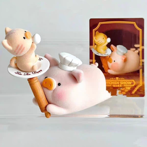 Nouveau authentique Lulu <span class=keywords><strong>le</strong></span> <span class=keywords><strong>cochon</strong></span> PIGCHELIN Restaurant série 8 pièces boîte aveugle PVC collection Kawaii figurines thème alimentaire décor - Product Image 5