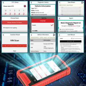 Herramienta de Diagnóstico OBD2 LAUNCH X431 CRE205, Funciona con Sistema ABS, Airbag, SRS, EPB, Aceite, TPMS, SAS, 16 Servicios de Reinicio, Similar a <span class=keywords><strong>CRP129E</strong></span>, Escáner OBD para Automóviles - Product Image 5