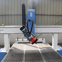 Router CNC de 4 Ejes Jinan Mosencnc 1530 con Eje Rotatorio, Mesa de Vacío y Motor para Tallado de Cilindros de Madera y Fabricación de Patas de Muebles