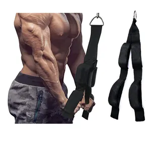 Corde Triceps avec poignée antidérapante, poulie de poignée de gymnastique pour Biceps dorsaux, entraînement de Fitness à domicile