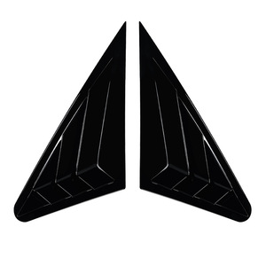 Car Window Decals Carbon Fiber Texture Piano Black ABS Adhesive Body Stickers for Audi A3 S3 8V 2014-2020 Sedan - Product Image 5