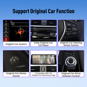Autoradio Linux 12,3 pouces pour <span class=keywords><strong>BMW</strong></span> X1 <span class=keywords><strong>X2</strong></span> 2016-2022 Système NBT EVO Lecteur multimédia GPS Navigation Dispositif CarPlay sans fil WIFI - Product Image 3
