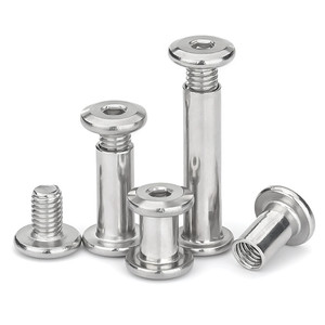 A2 A4 M2-M12 acier au carbone meubles connecteur boulons et <span class=keywords><strong>écrou</strong></span>s borgnes <span class=keywords><strong>tête</strong></span> plate clé <span class=keywords><strong>Allen</strong></span> système métrique Chicago vis - Product Image 3