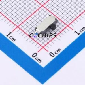 MSK12C02G15-B Slide Switch SMD-7P,6.7x2.8mm Switch Single Pole Double Throw Rectangle Pin Header SMD Tab 6.6mm - Product Image 1