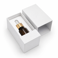 Boîte d'emballage en carton personnalisée pour flacon compte-gouttes de 5 ml, pour flacons de teinture en verre ambré