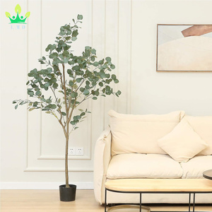 Arbre artificiel plante <span class=keywords><strong>Eucalyptus</strong></span> arbre grand moderne grande plante en <span class=keywords><strong>pot</strong></span> pour <span class=keywords><strong>intérieur</strong></span> extérieur maison bureau parfait articles ménagers cadeau décor - Product Image 5