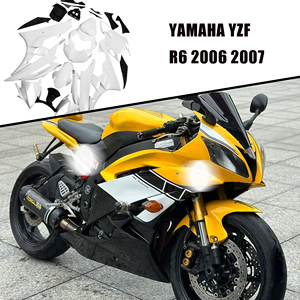 Personalized Customization - Unpainted ABS Injection Bodywork Fairing Kit for Yamaha <strong>YZF</strong> R6 2006-2007 Body System Fairing Set - Product Image 5
