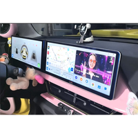 Unité principale de voiture Android universelle à double écran 12,3 pouces 2,5K Qualcomm 8 cœurs 8+128G CarPlay |   4K 360 °   DVR 2400*900P VF3
