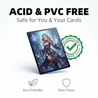 Protège-cartes imprimés sur mesure pour cartes de jeu TCG, Anime, Yugioh