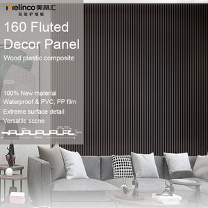 แผ่นผนังตกแต่งบ้าน Melinco Villa ผลิตจาก PVC ลายไม้สัก ติดตั้งง่าย ลามิเนตลายไม้ ทันสมัย สวยงาม - Product Image 2