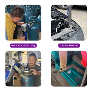 Zixu kim loại nhôm cố định tài sản thẻ và nhãn Máy in di động với mã vạch 50W 30W 20W sợi Laser đánh dấu máy - Product Image 5