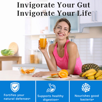 Capsules de prébiotiques OEM ODM avec capsules en cellulose végétale, complément alimentaire pour favoriser une digestion saine et une régularité optimale