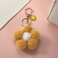 M 2026 Meilleures ventes Mini poupée porte-clés en peluche motif fleur, jouet en peluche mignon, pendentif de sac