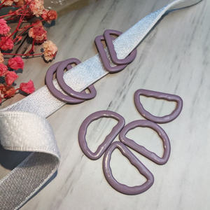 Accesorio de Hardware de Metal de acero inoxidable respetuoso con el medio ambiente, resistente al agua de mar, ropa interior de muchos colores, sujetador, anillo redondo deslizante, ajustador de gancho G - Product Image 4