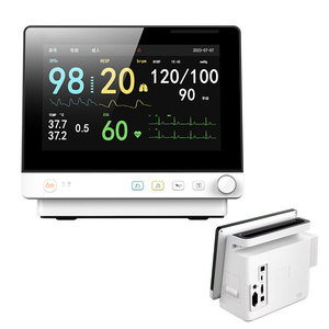 Monitor de Signos Vitales Veterinarios Multiparamétrico VP12, Máquina de Monitoreo para Uso Animal, Monitor Portátil para Pacientes - Product Image 1