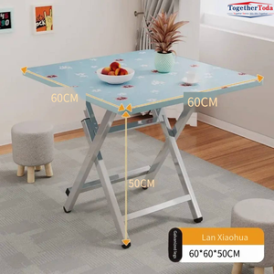 Mesa de Comedor Plegable Cuadrada de Madera Moderna para Exteriores, Ideal para Hoteles, Salas de Reuniones, Eventos al Aire Libre y Cafeterías - Product Image 3