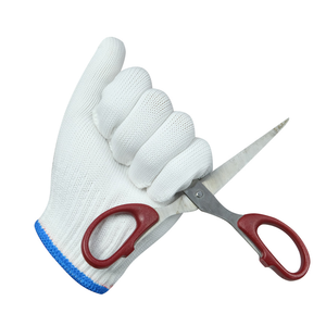 Gants de protection tricotés en coton Gants en coton blanc <span class=keywords><strong>pour</strong></span> la construction - Product Image 3