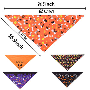 Nouvel Arrivage Personnalisable OEM : Bavette Triangulaire Festive d'Halloween pour Chiens <span class=keywords><strong>et</strong></span> Chats – Accessoires <span class=keywords><strong>et</strong></span> Fournitures pour Animaux de Compagnie - Product Image 5