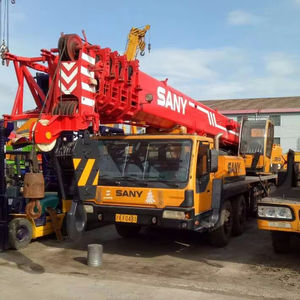 Grue sur camion Sany d'occasion de haute qualité, 50 tonnes, flèche longue et grande hauteur de levage pour la construction sur site - Product Image 1