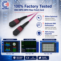 Cable de Fibra Óptica Kexint de 24 Núcleos MPO MTP, Cable Troncal Multimodo OM4 LSZH para Centro de Datos, Red 40G/100G