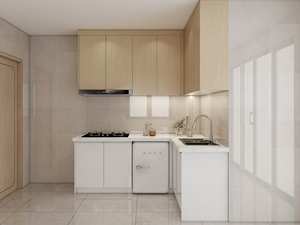 Armoire de cuisine minimaliste écologique durable petite moderne finition haute brillance panneau mélaminé - Product Image 4