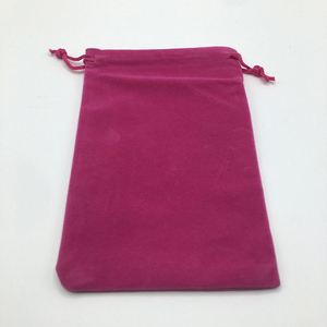 Pochette élégante en velours recyclable avec cordon de serrage, en suède et flanelle, personnalisable avec impression sérigraphiée pour bijoux, parfums, rouges à lèvres, perruques, shampoings - Product Image 4