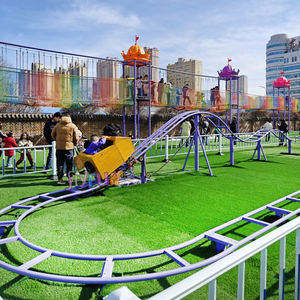 Montaña Rusa Sin Motor 2026, Equipo de Parque de Atracciones al Aire Libre con <span class=keywords><strong>Bicicleta</strong></span> de Pedales para Área de Juegos Interactiva Familiar - Product Image 2