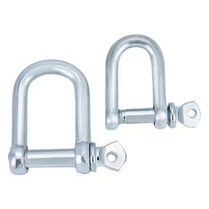 Manille en D Hongrui M16 M20 en acier inoxydable 304, crochet en U robuste pour levage marin - Product Image 4