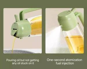 Zunck Dispenser di Olio Multifunzione in Vetro da 16oz, Antigoccia e Antiumidità, per Cucina e Friggitrice ad Aria, <span class=keywords><strong>Spray</strong></span> per Olio 2 in 1 - Product Image 3