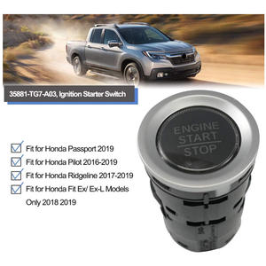 Botón de Encendido del Motor para Acura Pilot Ridgeline 35881-TG7-A03, Interruptor de Encendido sin Llave, Negro, ABS, Pieza de Auto - Product Image 5