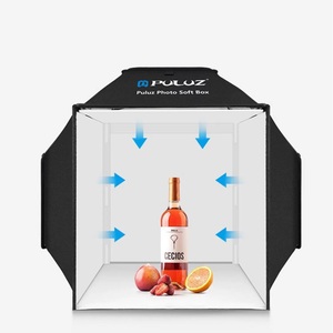 PULUZ 40cm Photo Box PU5042 per <span class=keywords><strong>Studio</strong></span> Fotografico, Softbox Portatile Pieghevole, Kit Tenda per Riprese con <span class=keywords><strong>4</strong></span> Sfondi Colorati - Product Image 3