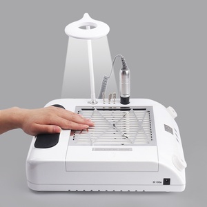 48W 6-in-1 Professional Nail Art Machine UV LED Lamp Dust Collector Light Hand <b>Pillow</b> Manicure Tool - Product Image 3