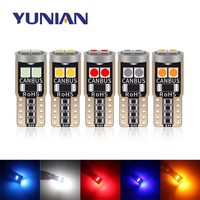 2/10 Stück Superhelle T10 W5W LED-Glühbirne Canbus Fehlerfrei 12V 3030-6SMD 6500K Weiß Auto-Innenbeleuchtung für Kofferraum, Handschuhfach und Türen