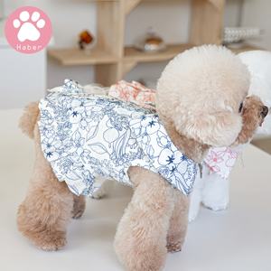 เสื้อพิมพ์ลายวินเทจกระโปรงสำหรับสัตว์เลี้ยงกระโปรงตุ๊กตาสุนัขแมวเสื้อผ้าแฟชั่นสำหรับสัตว์เลี้ยงสไตล์ญี่ปุ่นและเกาหลี - Product Image 2