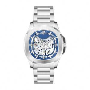 Montre-bracelet automatique mécanique de luxe pour homme, squelette unique, étanche, en or, vente en gros, haute qualité - Product Image 6