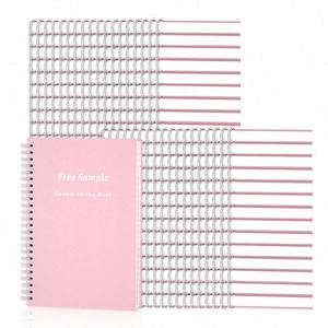 School 100 Pages Spiral Notebooks and Pen Set School Supplies <b>Journal</b> Custom Branded Spiral Notebook With Custom Logo - Product Image 6