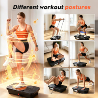 Plaque vibrante de fitness pour tonification musculaire et musculation, machine de massage à usage domestique, unisexe, avec musique sans fil de qualité supérieure – Nouveauté incroyable