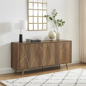 Luxury 63'' Sideboard <strong>Buffet</strong> Sideboard Cabinet - Product Image 5