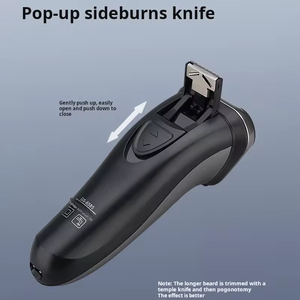 Rasoir électrique pour homme à triple lame, pour le corps entier, les pattes et la barbe, étanche IPx4, recharge USB - Product Image 2