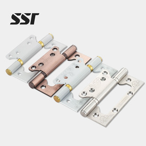 Charnière encastrée moderne de 4 et 5 pouces pour portes en bois, en acier inoxydable, avec système hydraulique, angle d'ouverture de 180 degrés - Product Image 1