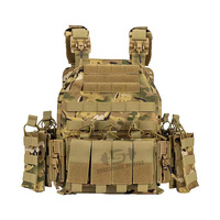 Gilet tactique Gilet Airsoft à dégagement rapide Gilet pondéré respirant réglable pour la formation