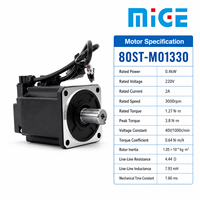 Moteur servo compact 220V 400W à couple élevé, faible bruit, étanche, kit de montage sur panneau pour équipement d'automatisation – Direct usine Chine