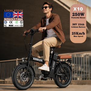 Vélo électrique de ville pliable FR Stock KOOLUX X10 250W 36V 13AH homologué route CE EN15194 certifié 25KM/H - Product Image 1