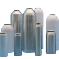 Aérosol en aluminium vide rechargeable peut pulvériser des boîtes en métal avec des valves d'aérosol de BOV pour les produits cosmétiques
