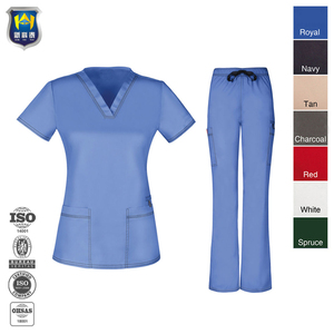 Conjunto <span class=keywords><strong>de</strong></span> uniformes médicos <span class=keywords><strong>de</strong></span> enfermera para mujer, proveedor <span class=keywords><strong>de</strong></span> ropa al por mayor, 2 piezas, uniformes médicos para mujer - Product Image 3