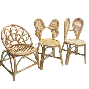 Silla Infantil de Ratán Hecha a Mano al por Mayor para Fiestas de Cumpleaños, Muebles Infantiles de Mimbre Natural Ecológicos - Product Image 5