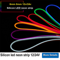 Cob Mini Fleurs de Noël Les Flexible Lights Rgb LED Neon Strip Light