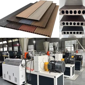 Ligne d'extrusion de profilés composite plastique WPC 2026 pour terrasses, machine de fabrication de profilés PE PP WPC bois, extrudeuse de profilés PE - Product Image 1